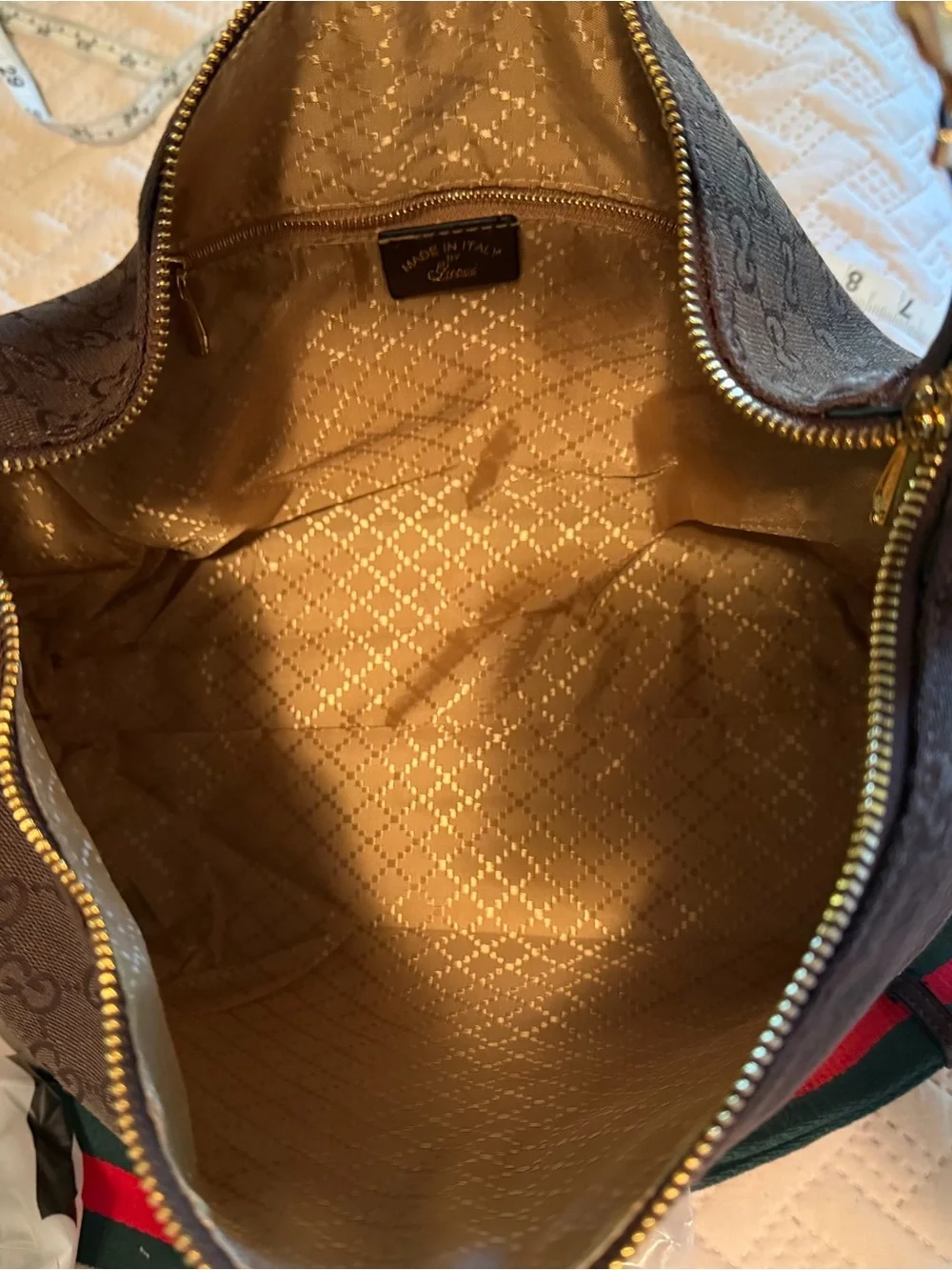 Beautiful Brera Chocolate Canvas Hobo Bag